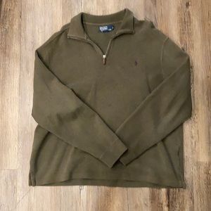Polo quarter zip pull over